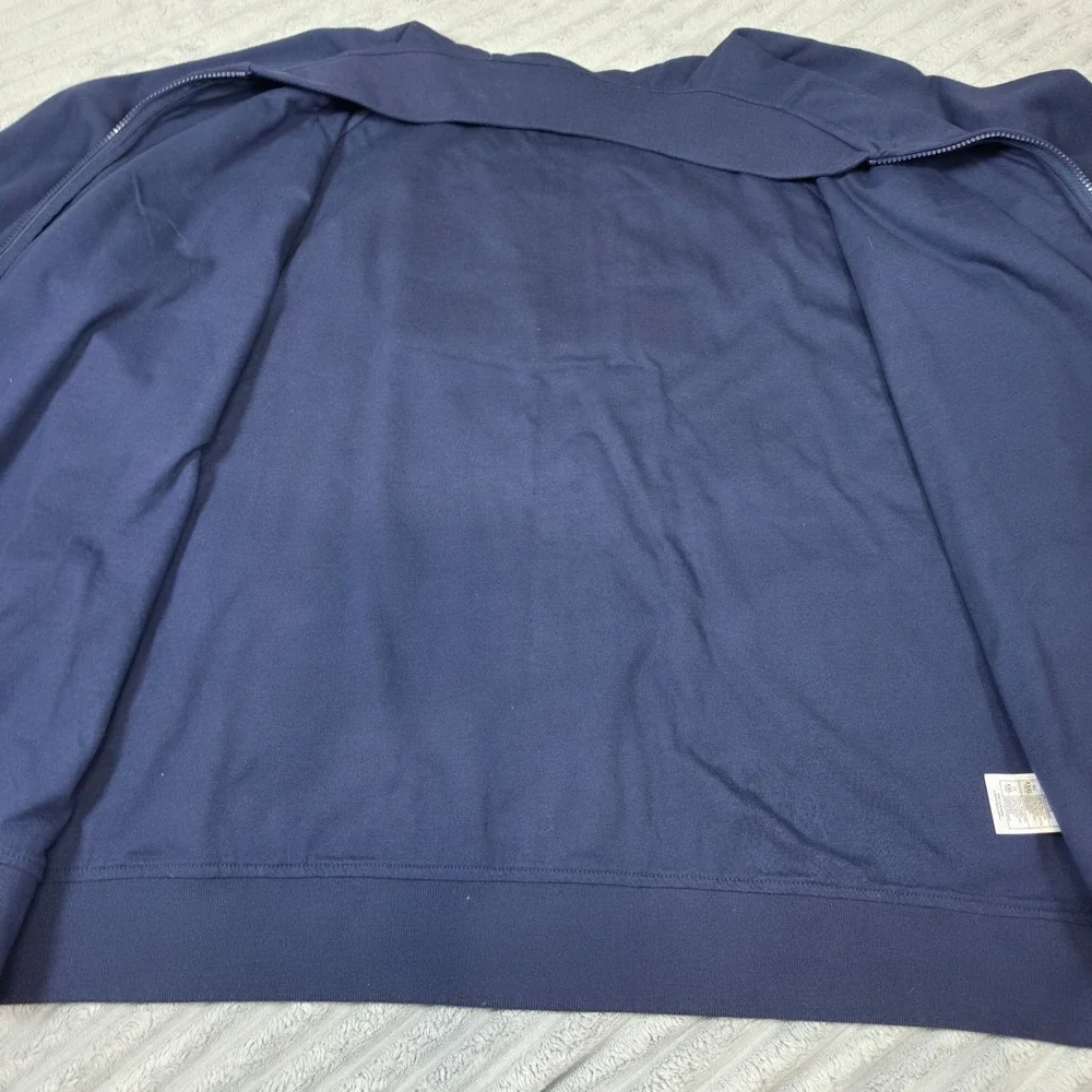Disney Parks Disneyland 1955 Mickey Mouse Full Zip Track Jacket Navy Blue XXL